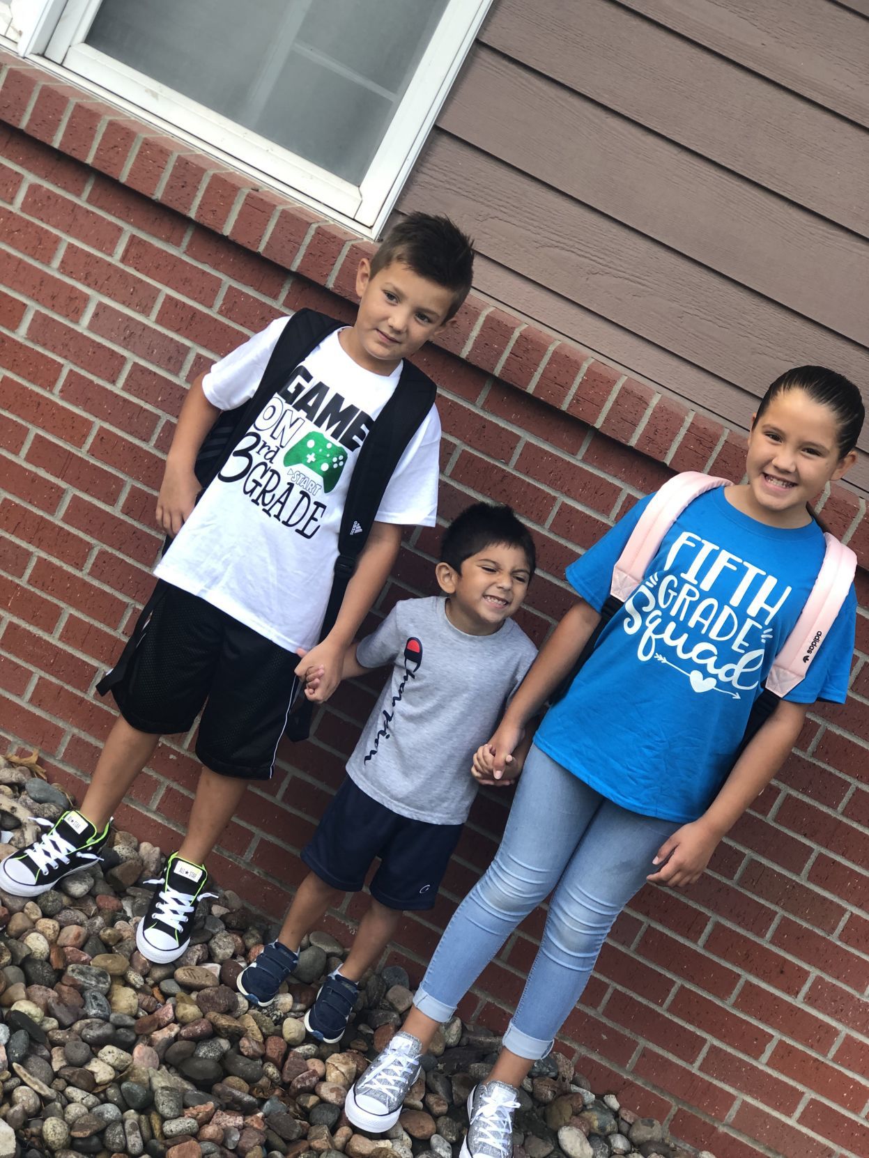 Cristian 3rd grade - Javi Pre-K - Reyna 5th grade